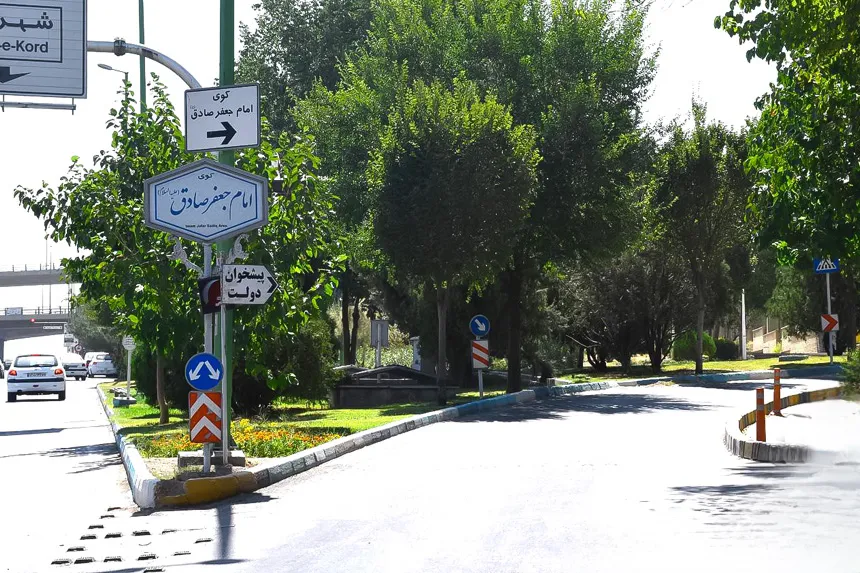 موقعیت جغرافیایی و دسترسی محله امام جعفر صادق