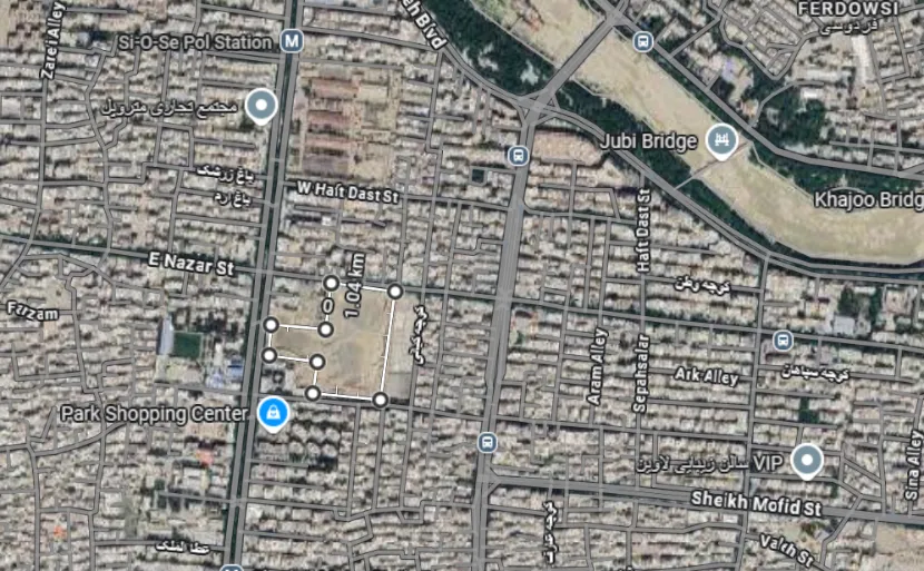 مشارکت زمین 60000 متری چهار باغ بالا|مشارکت زمین| سعادت آباد اصفهان