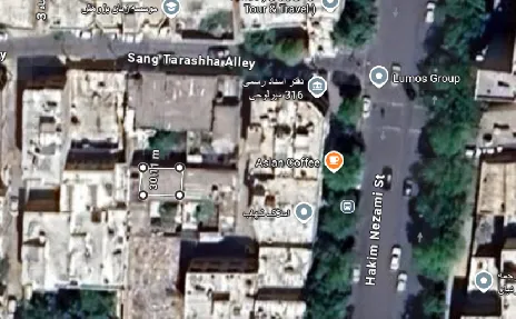 زمین 172 متری خیابان حکیم نظامی