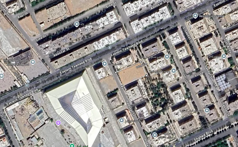 زمین سه طبقه 1590 متری توحید سپاهانشهر|خرید زمین| سپاهان شهر اصفهان