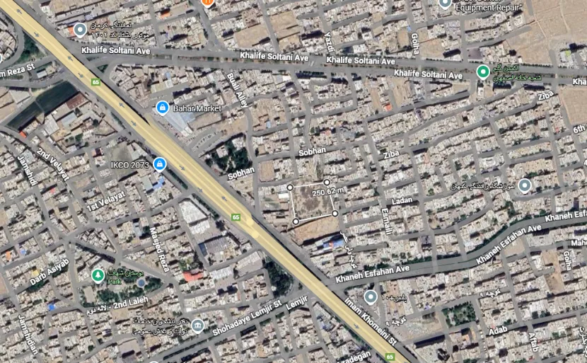 93هزار متر زمین تجاری مسکونی در امام خمینی|خرید تجاری زمین| خانه اصفهان اصفهان
